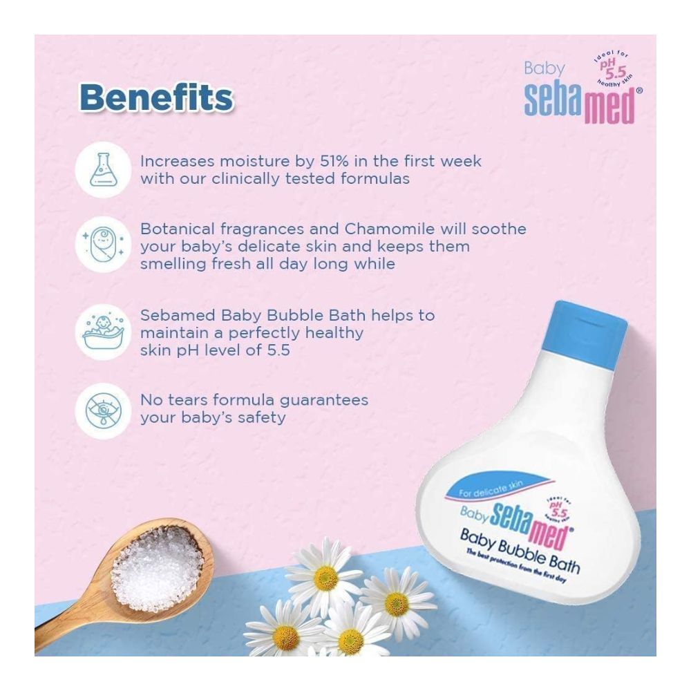 Sebamed Baby Bubble Bath - 200 Ml