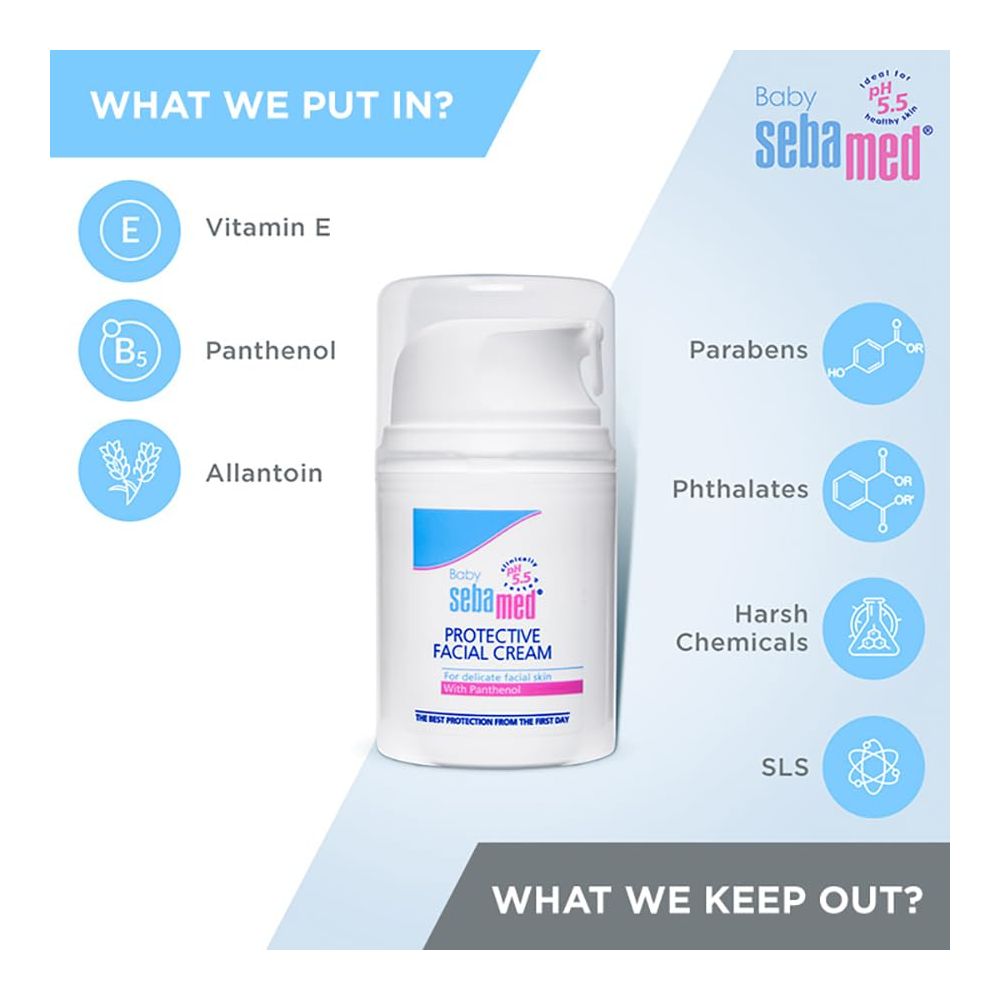 Sebamed Baby Protective Facial Cream - 100 Ml