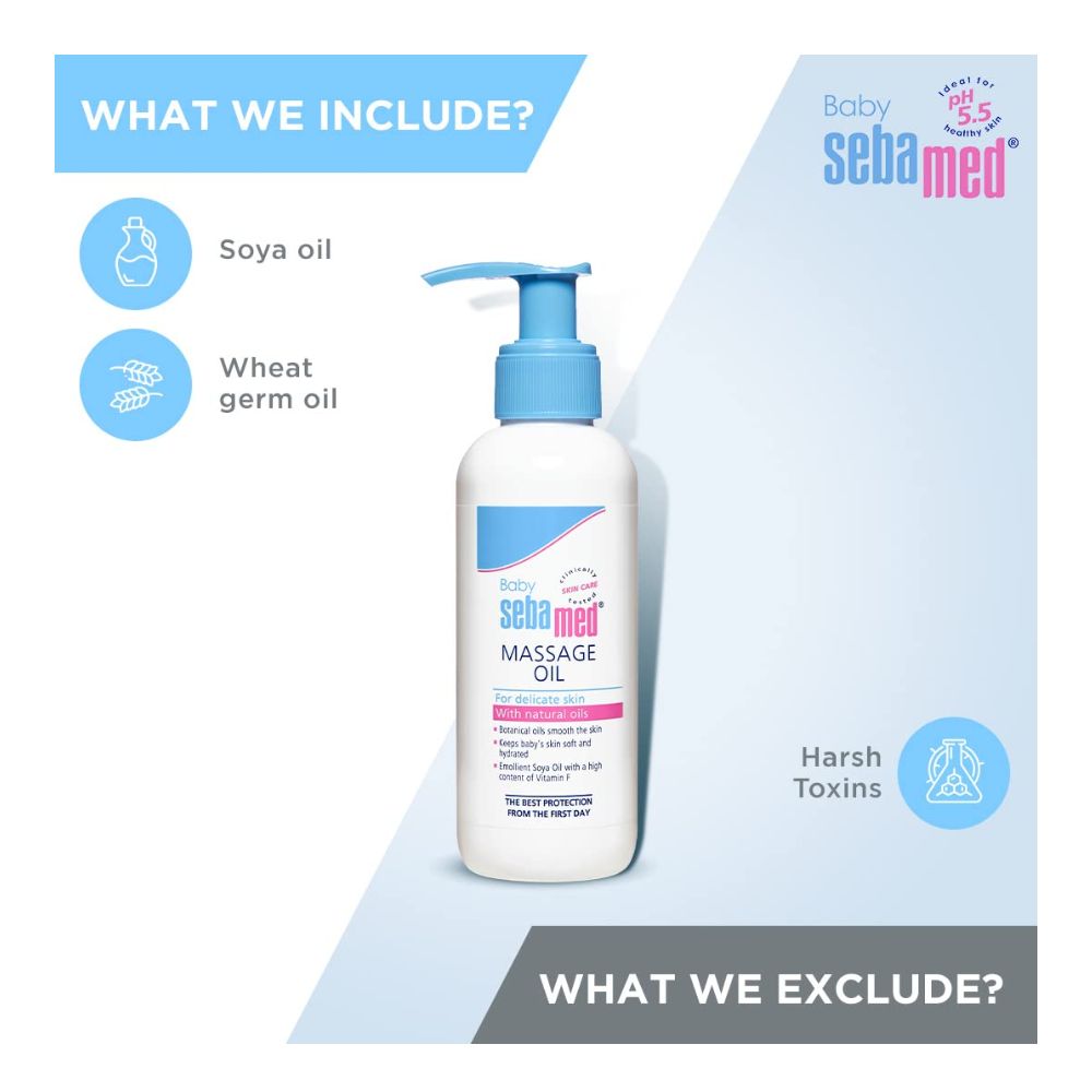 Sebamed Soothing Baby Massage Oil - 150 Ml