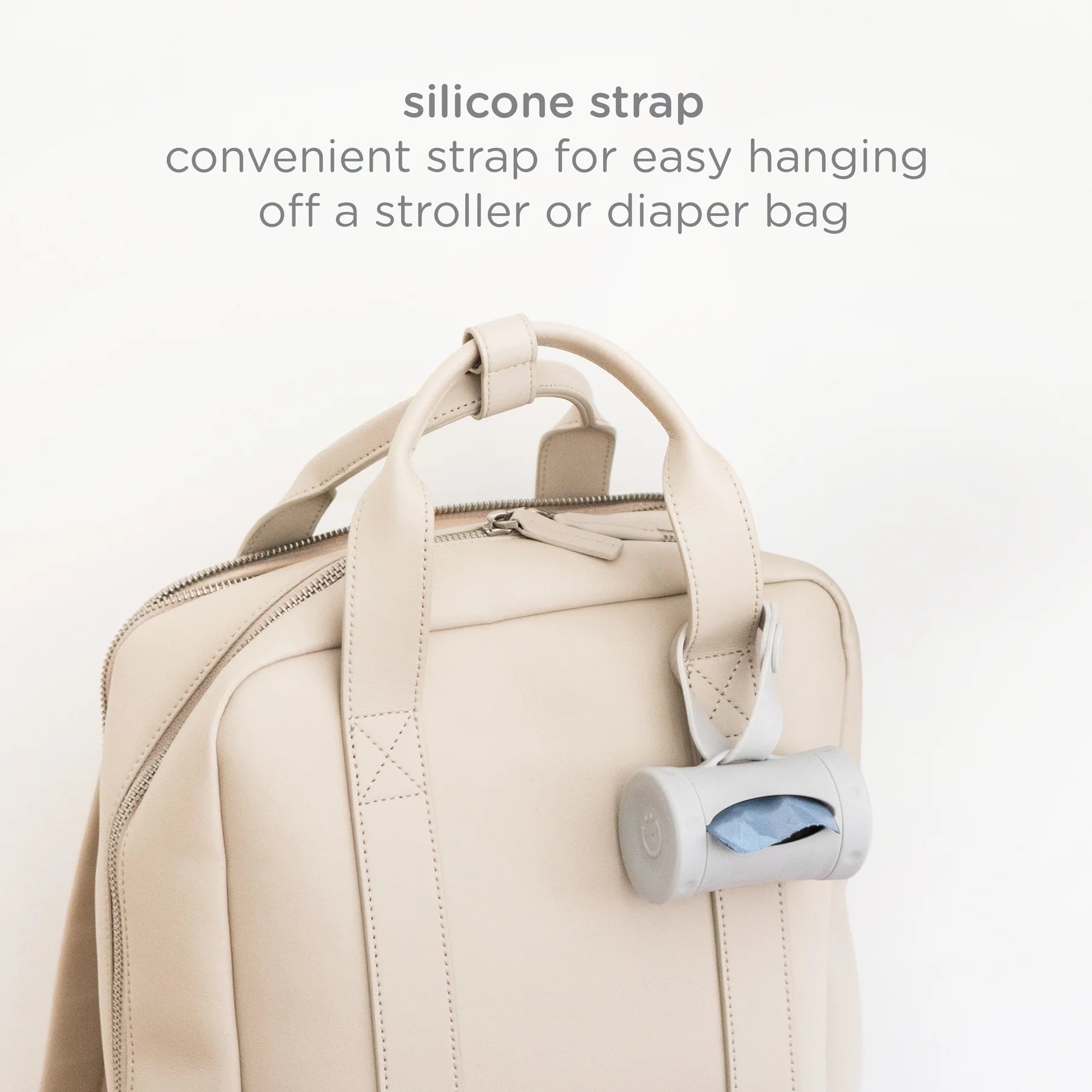 On-The-Go Bag Dispenser- White