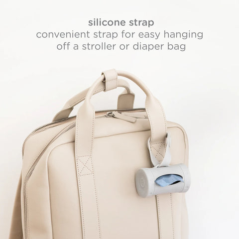 Ubbi On The Go Bag Dispenser - White