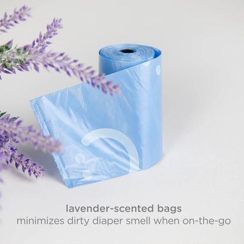 Ubbi On The Go Bag Dispenser - White