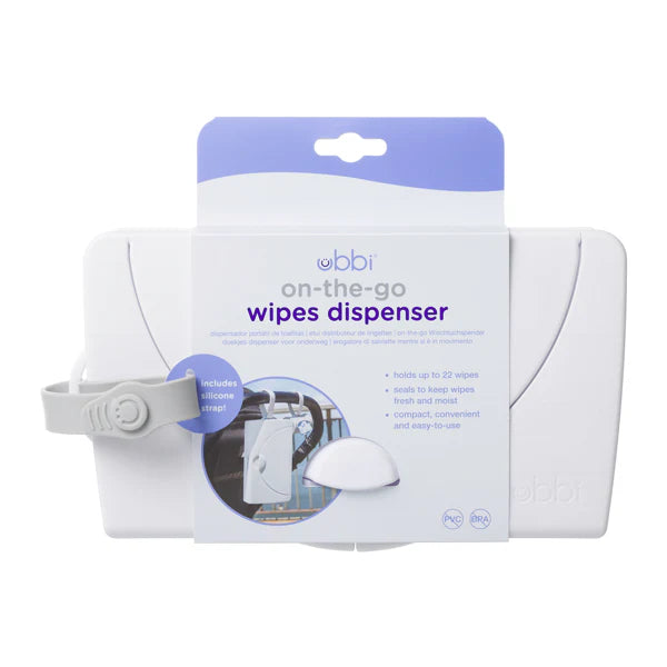 On-The-Go Baby Wipes Dispenser- White