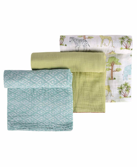 Abracadabra Swaddles (Set Of 3) - Savanna