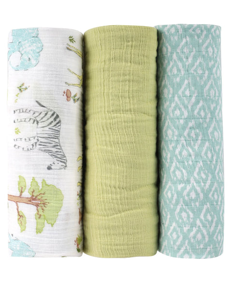 Abracadabra Swaddles (Set Of 3) - Savanna