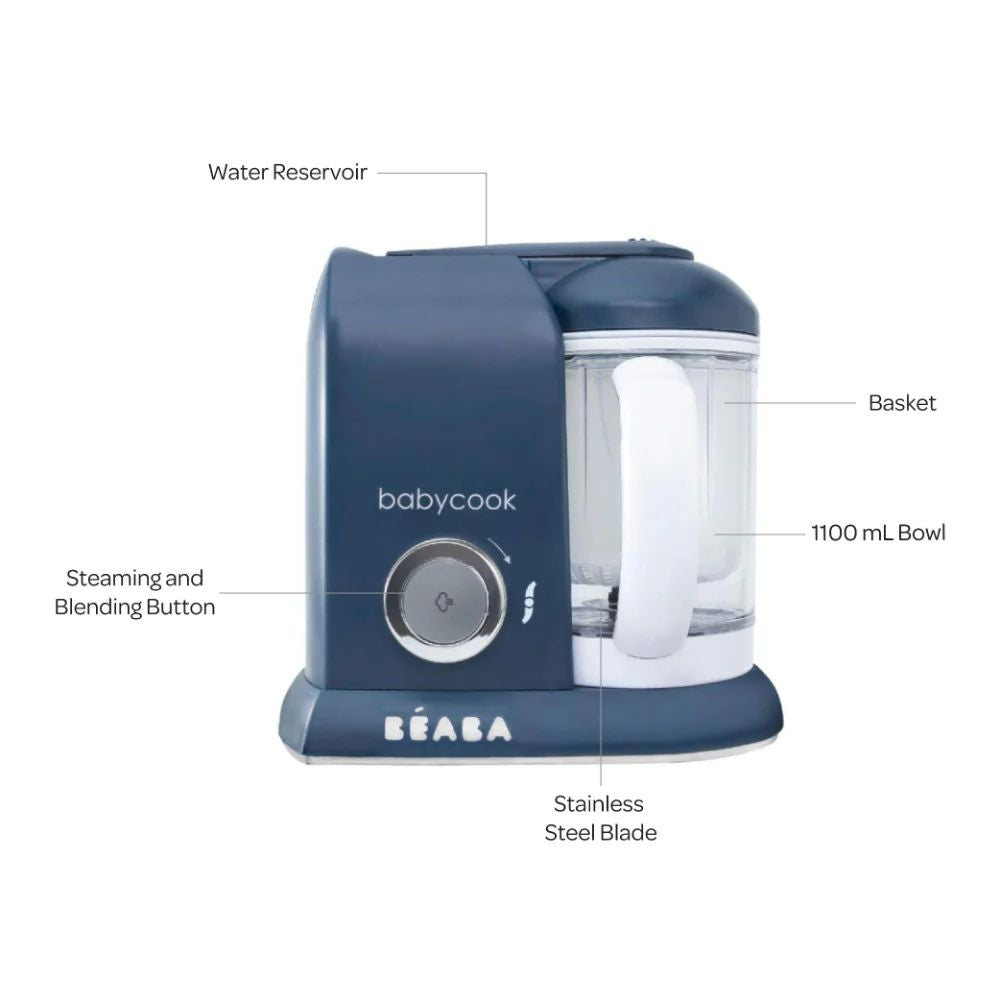 Babycook Solo 4 In 1 Food Processor - Navy