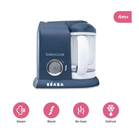Babycook Solo 4 In 1 Food Processor - Navy
