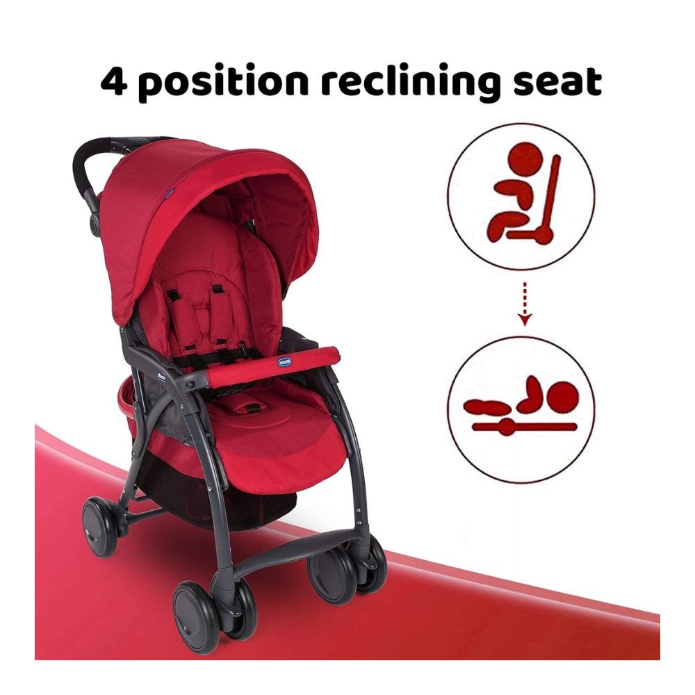 Simplicity Plus Stroller - Scarlet Red