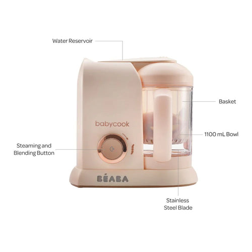 Babycook Solo 4 In 1 Food Processor - Rose Gold