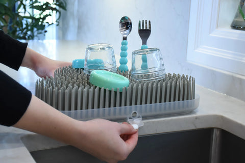 Cloud Drying Rack and Drainboard- Grey
