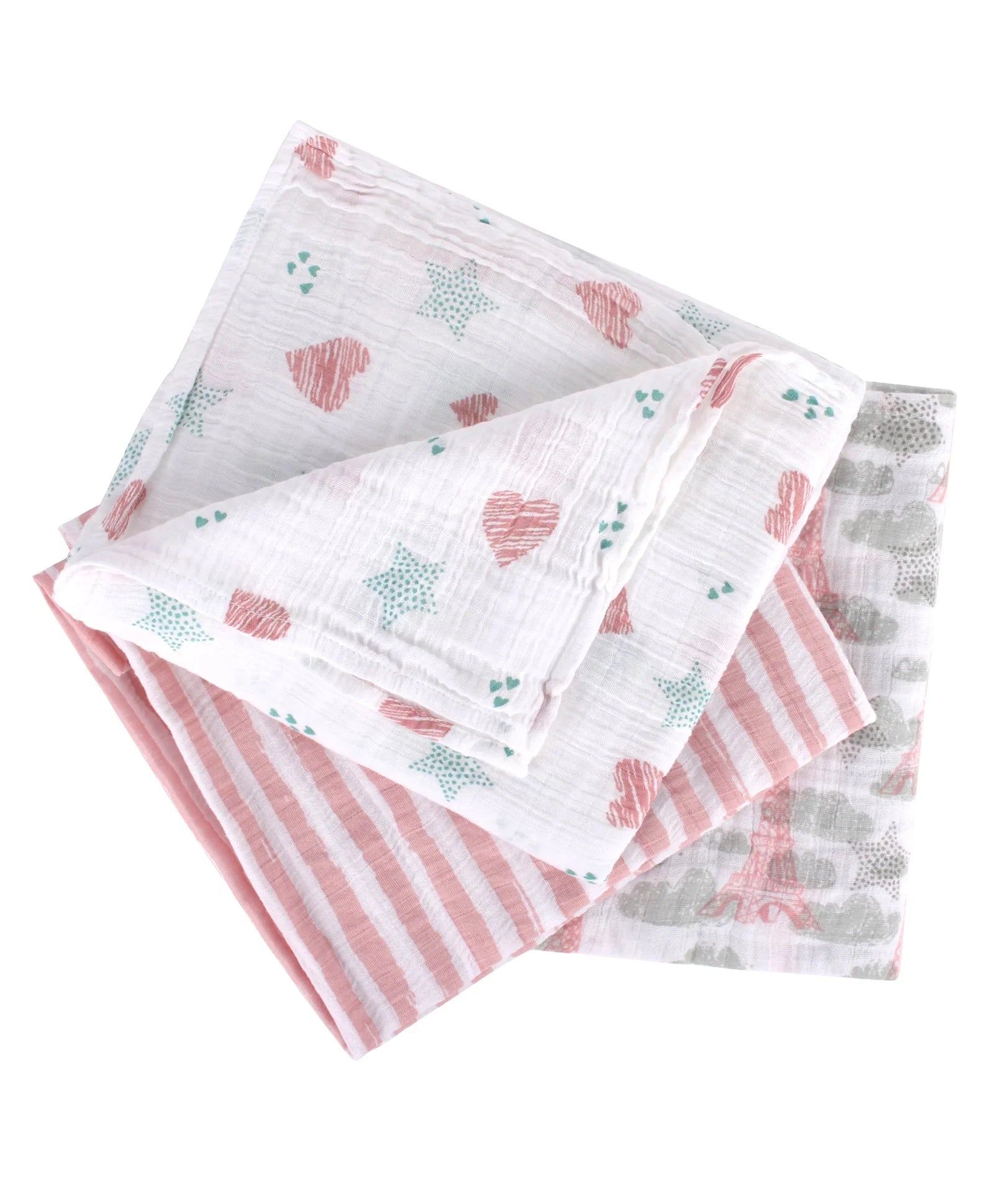 Abracadabra Swaddles (Set Of 3) - Eiffel Tower