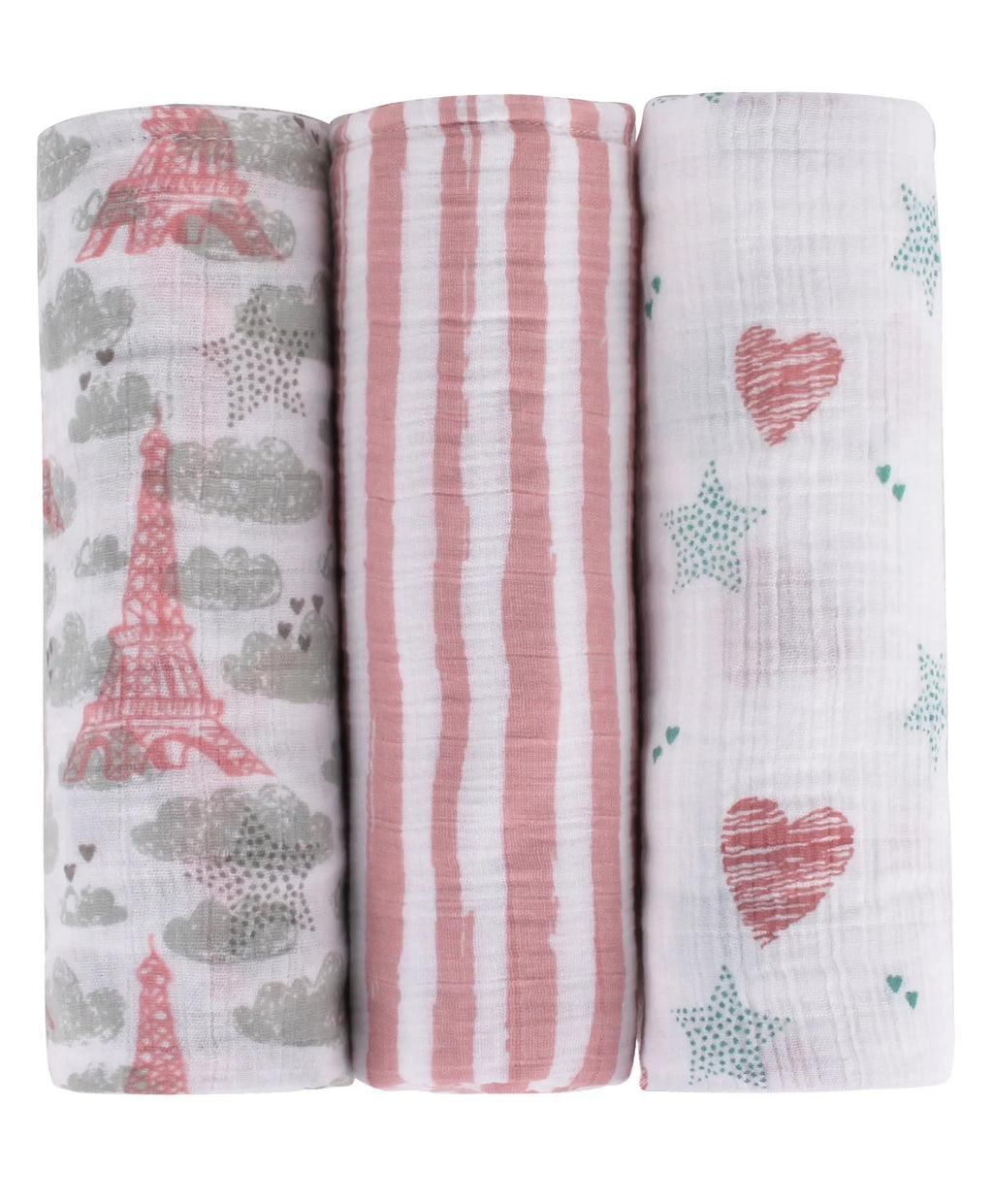 Abracadabra Swaddles (Set Of 3) - Eiffel Tower