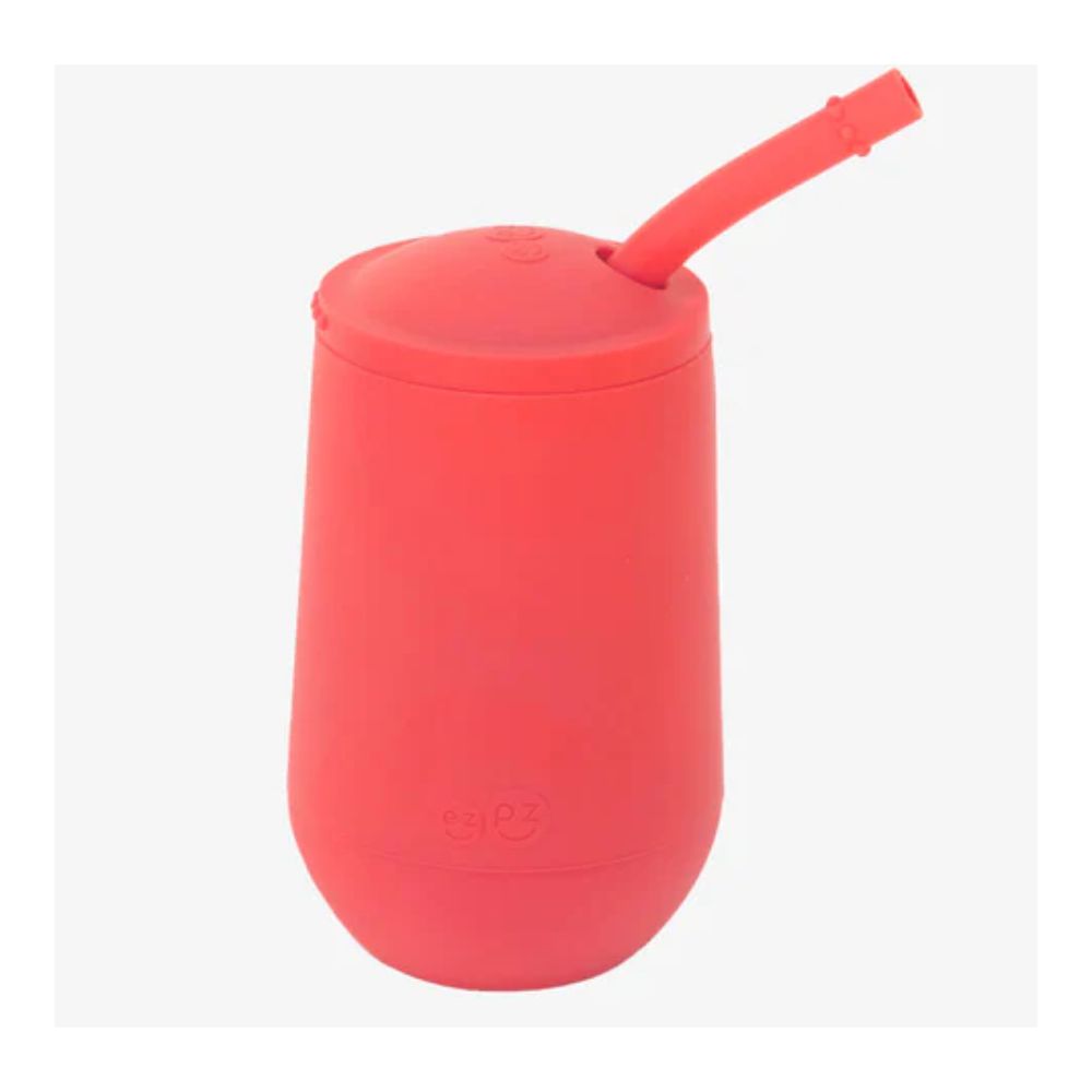 Happy Cup + Straw System for Preschoolers - Coral