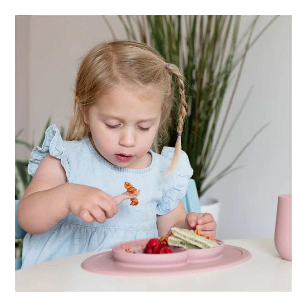 Mini Utensils for Toddlers (Spoon & Fork) - Blush