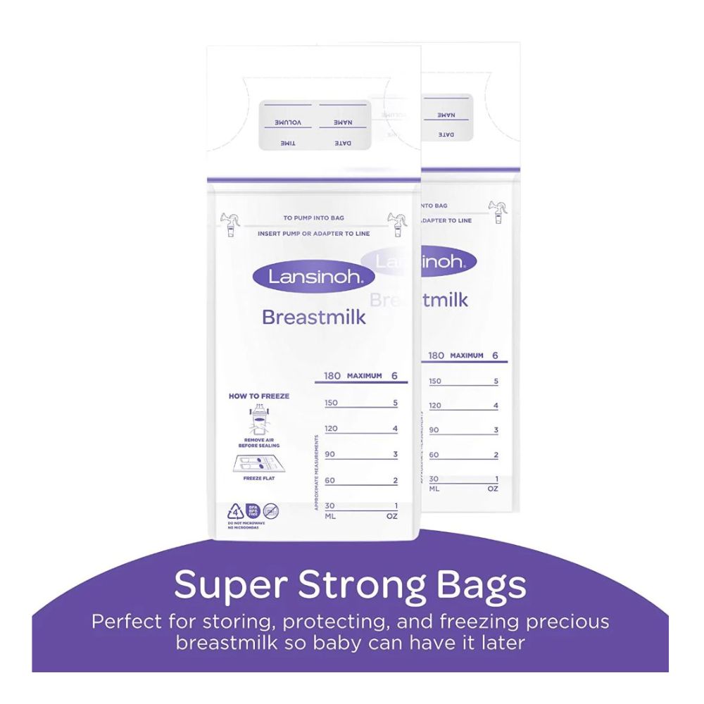 Lansinoh Breast Milk Storage Bags - Count 50