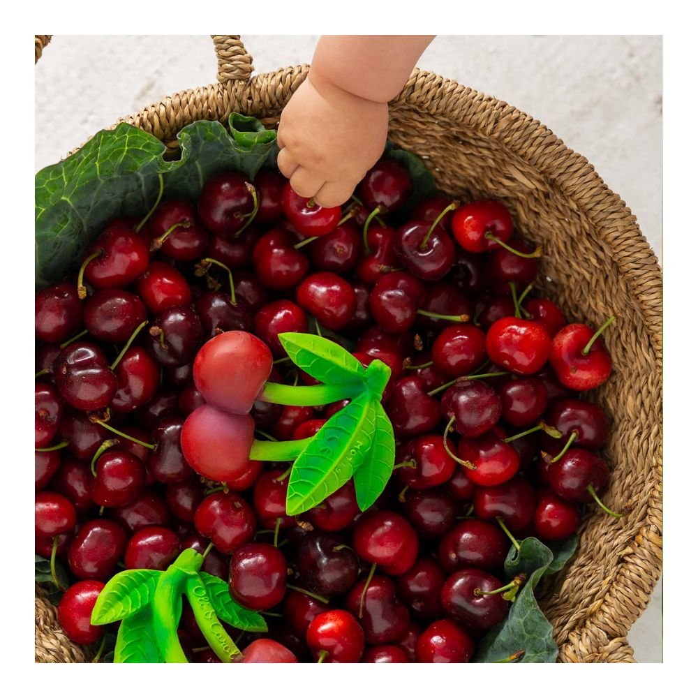 Mery The Cherry Natural Rubber Teether