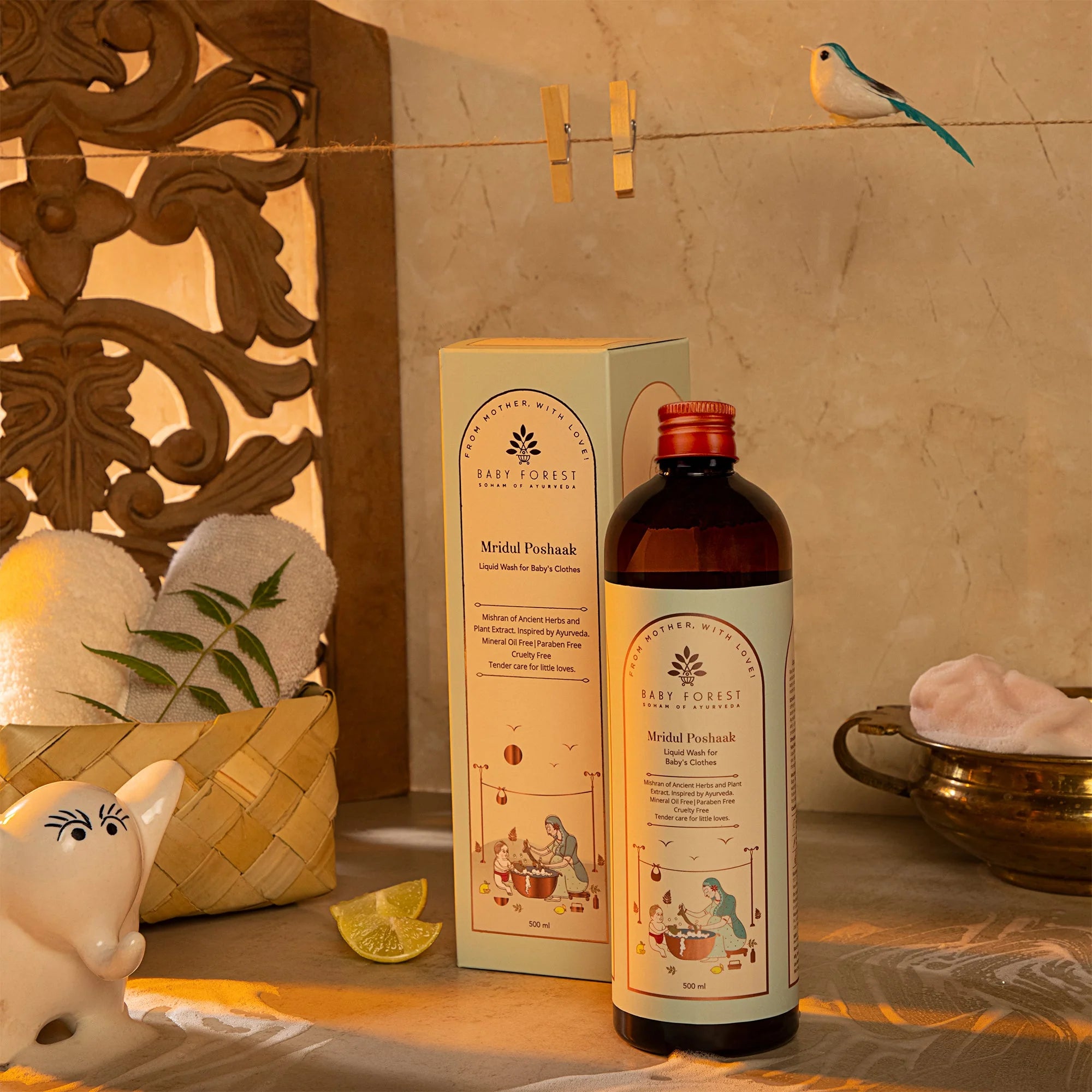 Mridul Poshaak Liquid Detergent For Baby Clothes