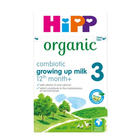 Organic 3 Growing Up Baby Milk Powder Formula, From 12 Months - 600g