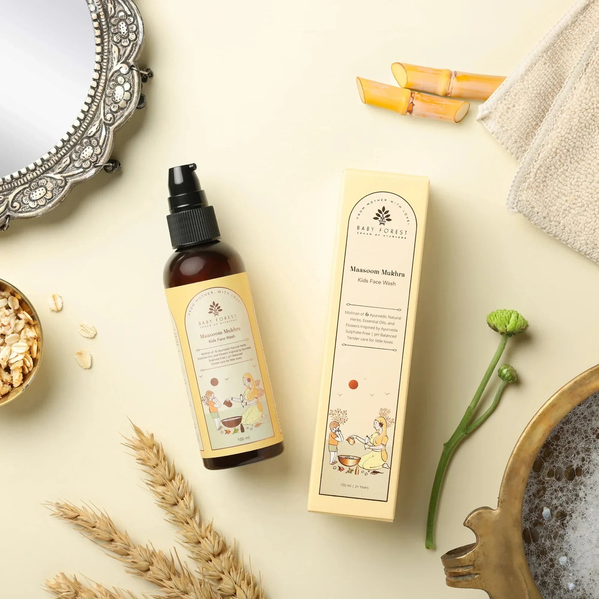 Maasoom Mukhra Ayurvedic Kids Face Wash
