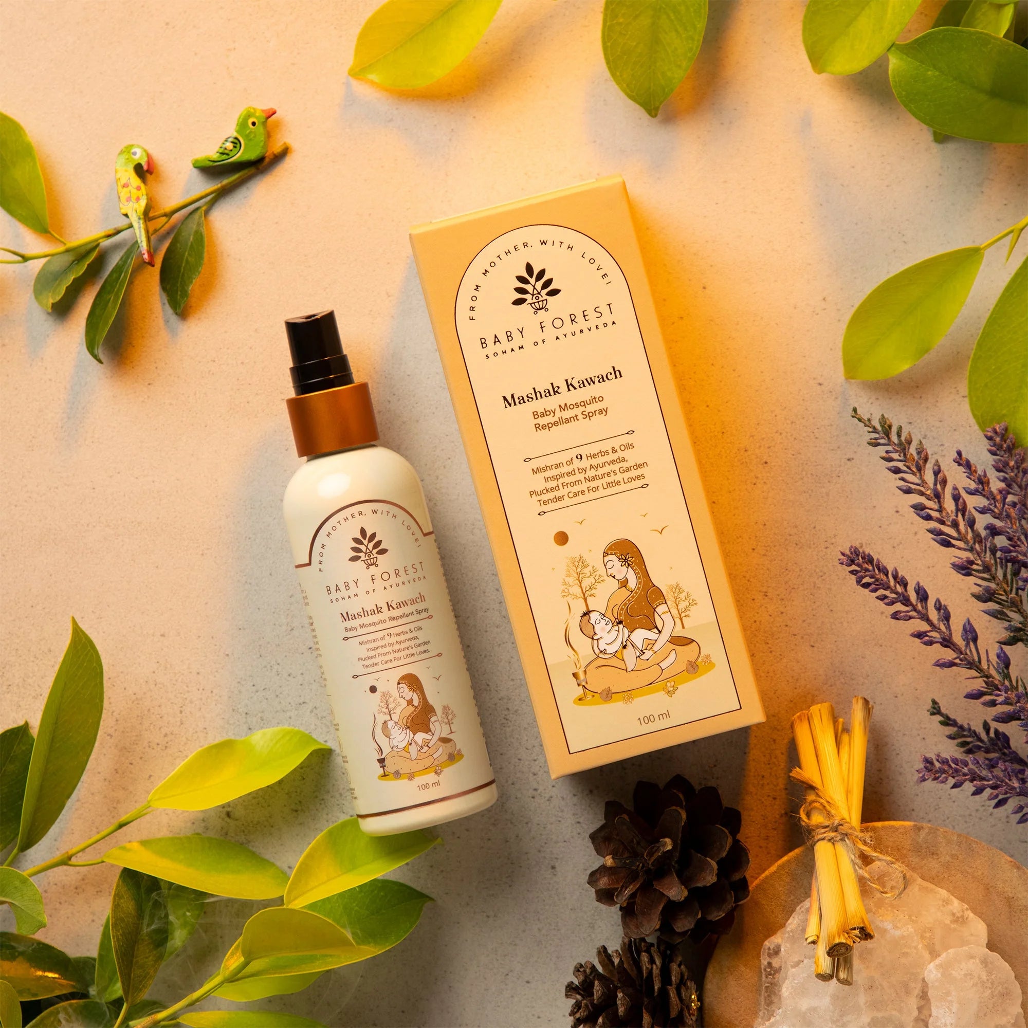 Mashak Kawach Baby Mosquito Repellent Spray