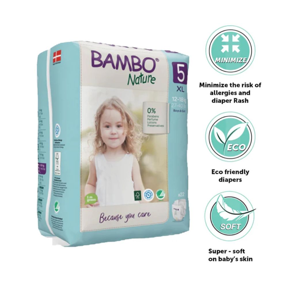 Tape Diapers XL Size - 22 Pieces