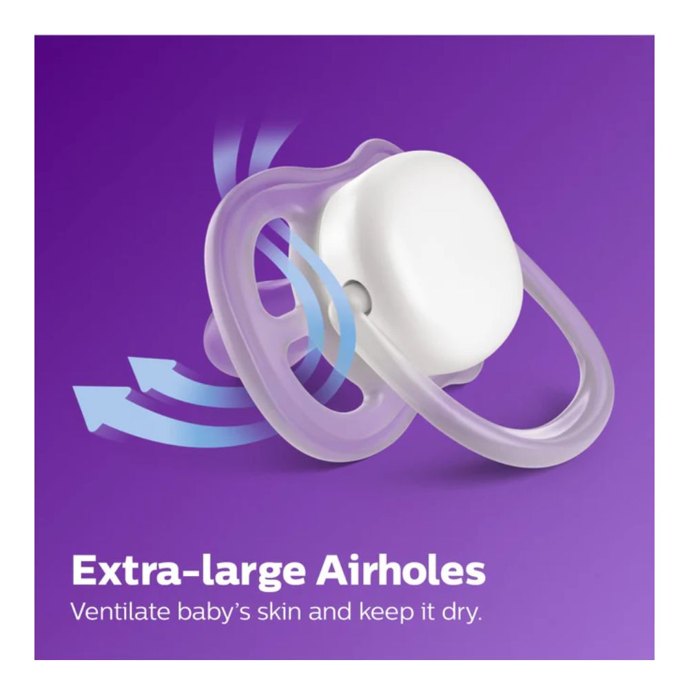 Ultra Air Soother 0-6 Months - Green Purple (Pack Of 2)