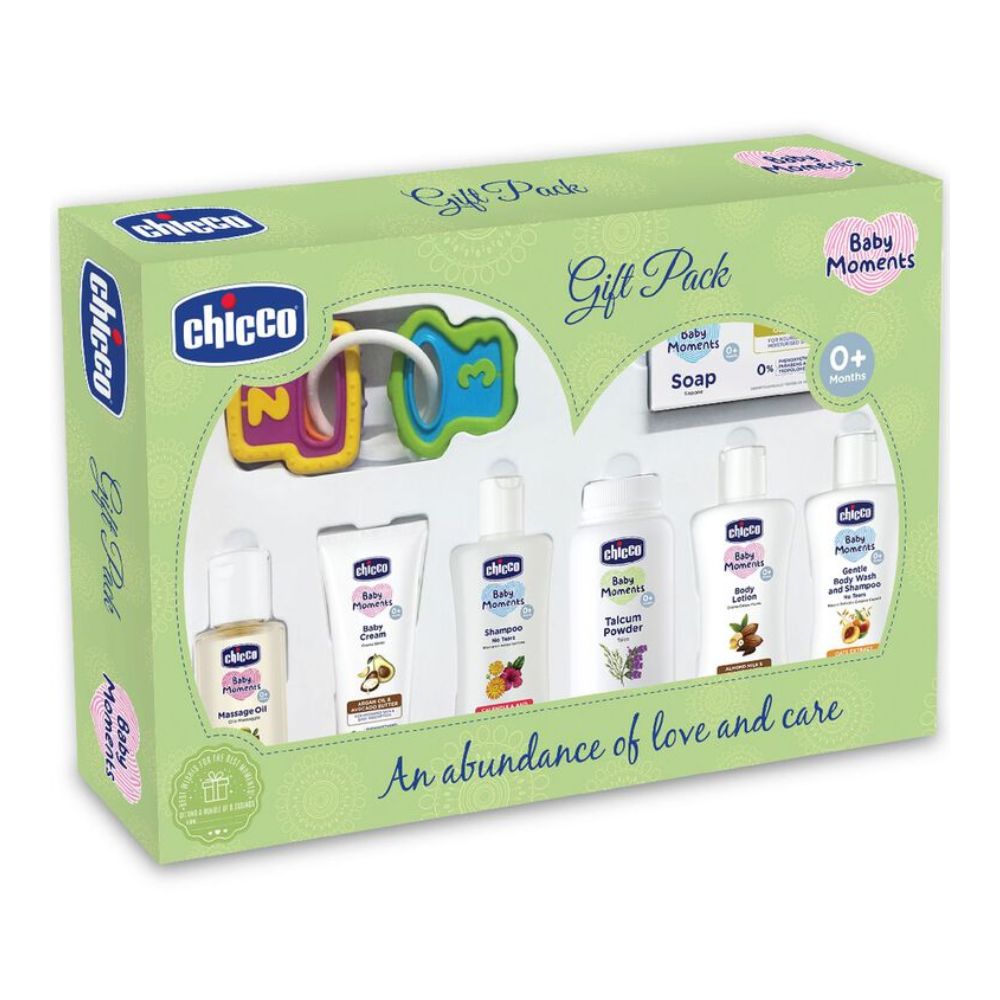 Baby Delight Green New Born Gift Set-Pack Of 8-Gift For Baby Shower & Baby Birthday - Green