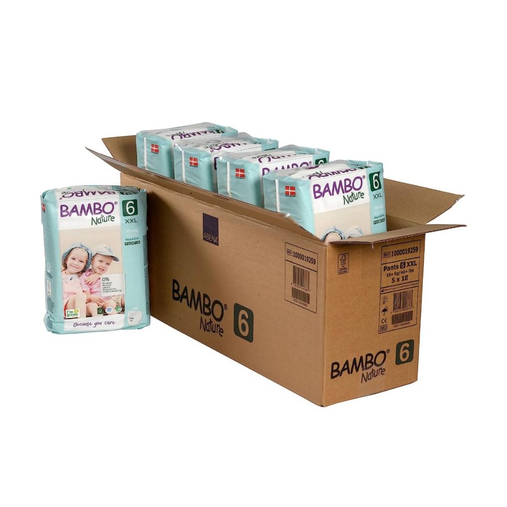 Skin Friendly Pant Style Diapers - Monthly Box - Size 6