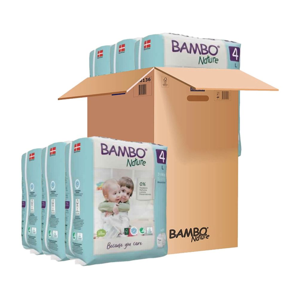 Skin Friendly Tape Diapers - Monthly Box - Size 4