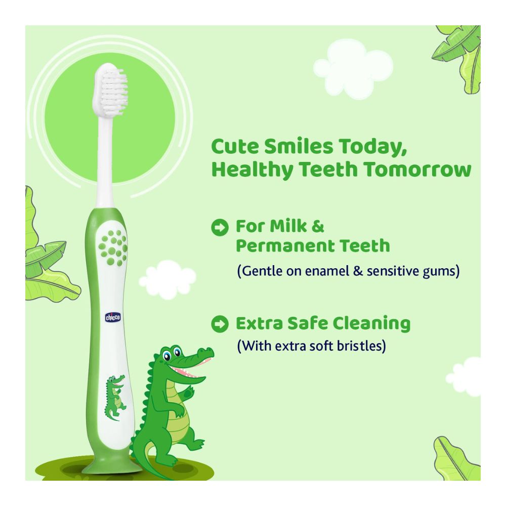 Toothbrush Pink 3Y-8Y- Green