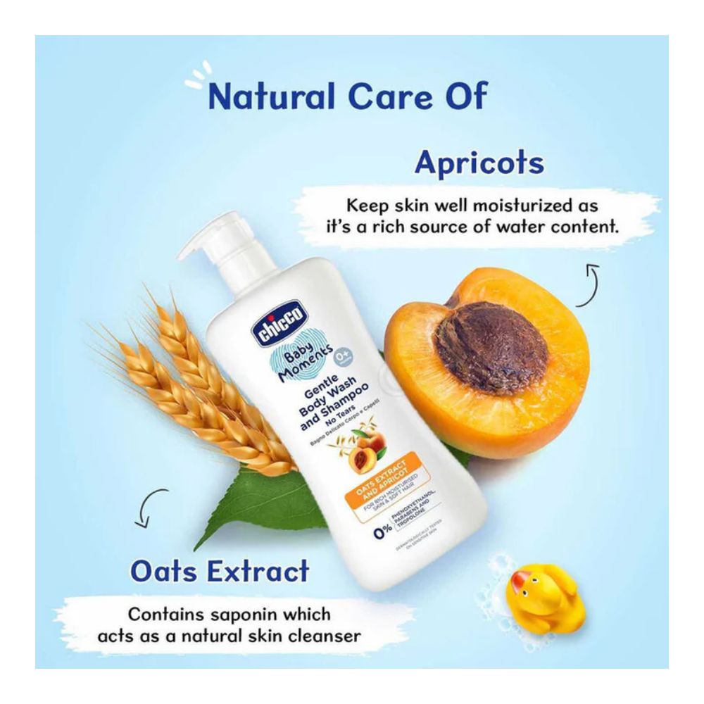 Chicco Gentle Body Wash And Shampoo (500Ml)