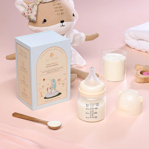 Baby Forest Glass Feeding Bottle Palan Poshan 4Oz 120Ml