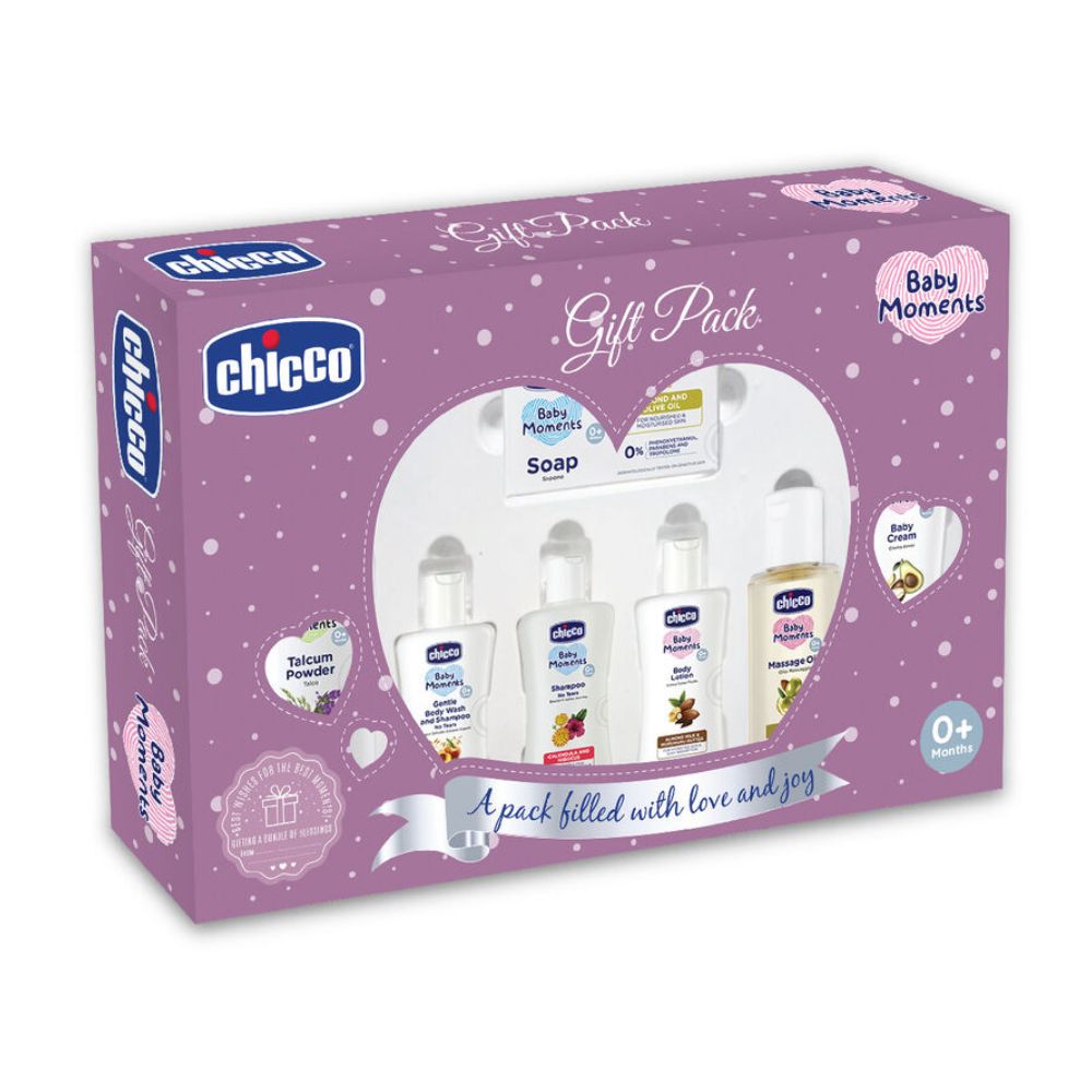 Baby Caring Purple New Born Gift Set-Pack Of 7-Gift For Baby Shower & Baby Birthday- Purple