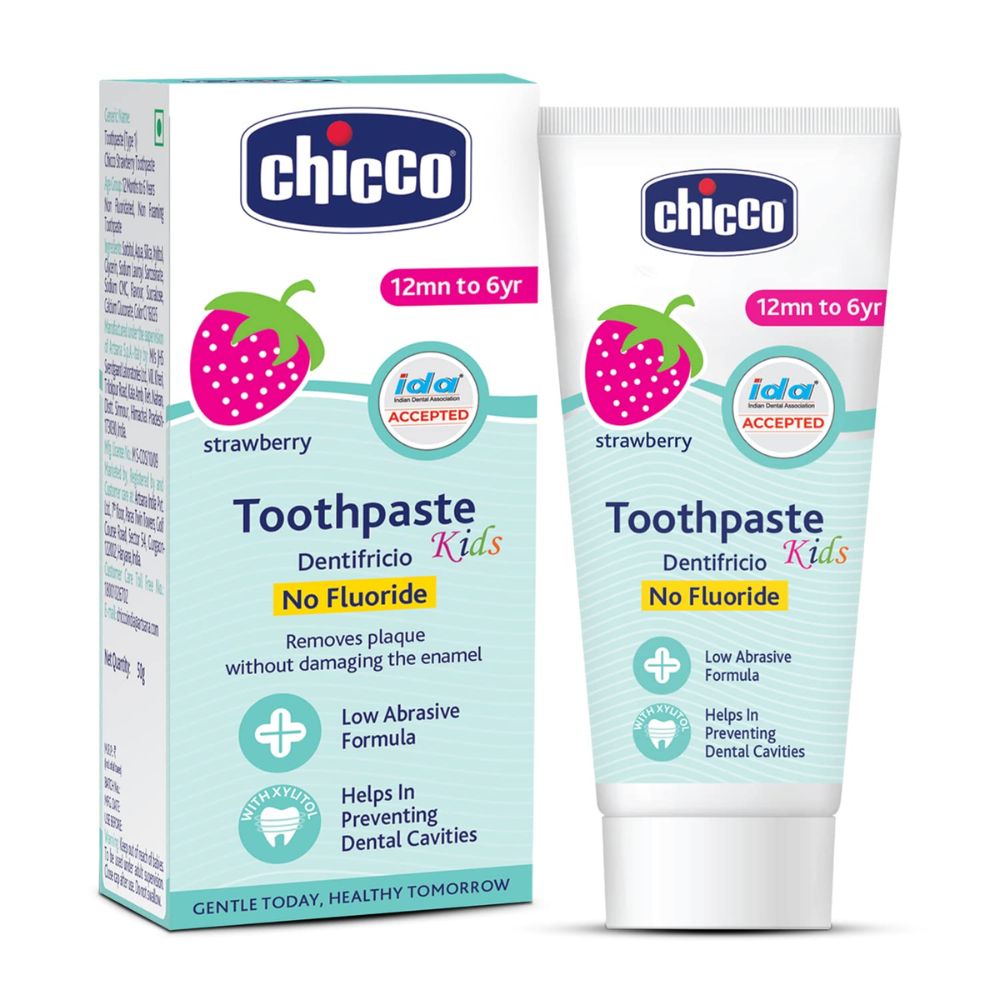 Tooth Paste Strawberry No Fluoride (1Y-6Y) (50G)