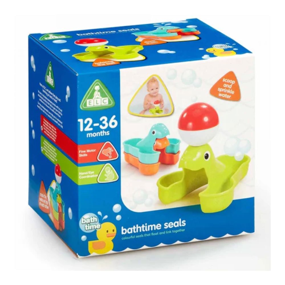 Elc Bathtime Stacking Seals Multicolour 12M+