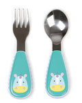 Zoo Utensils Fork & Spoon (3 to 36 Months) - Unicorn