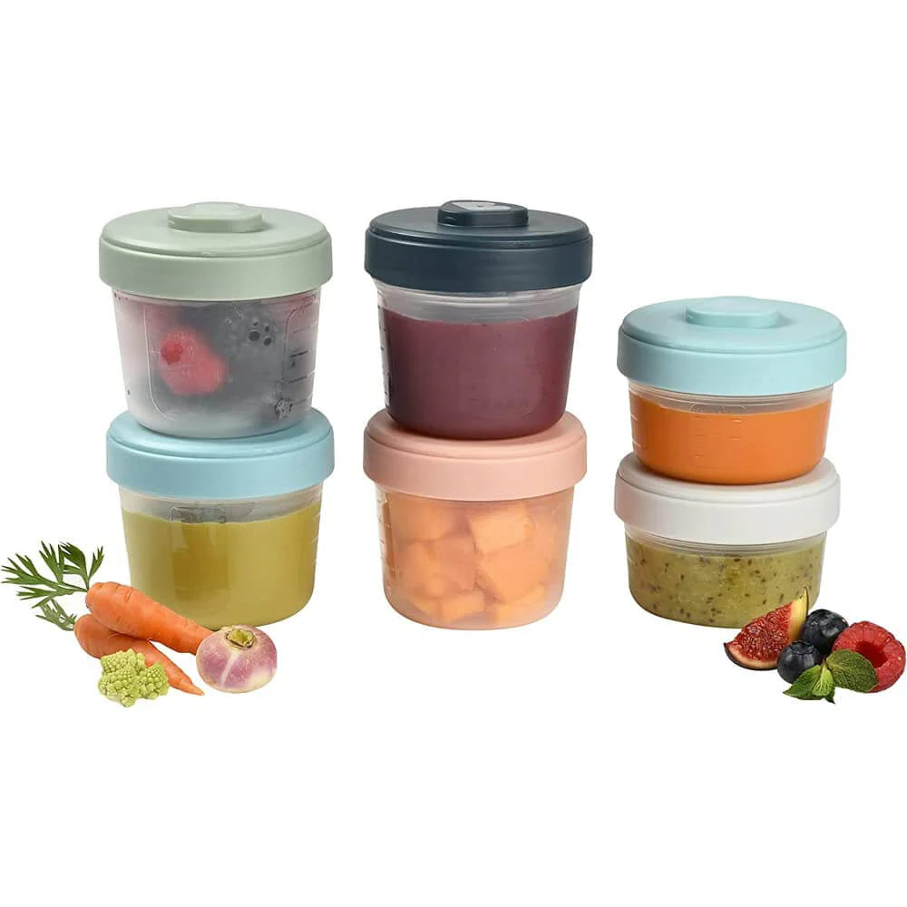 Starter Food Storage Set – 6 Clip portions (2x90ml + 4x150ml)