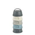 Stacked Formula Container with 4 Compartments-Blue/Mineral Grey