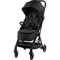 FLYLITE Stroller – Cabin Approved, Lightweight with One-Hand Fold Carbon Black