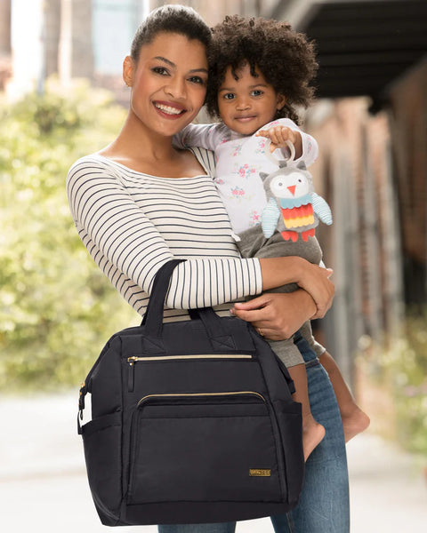 Mainframe Wide Open Backpack Diaper Bag - Black
