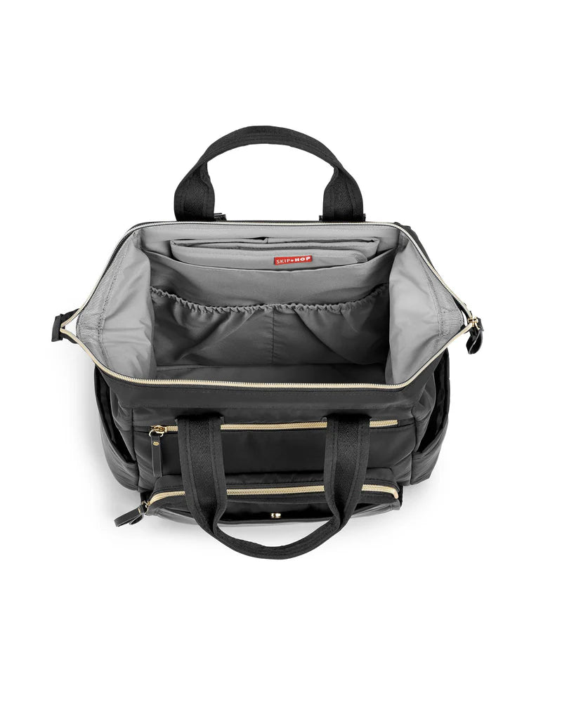 Mainframe Wide Open Backpack Diaper Bag - Black