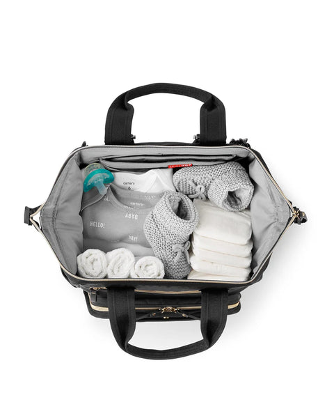 Mainframe Wide Open Backpack Diaper Bag - Black