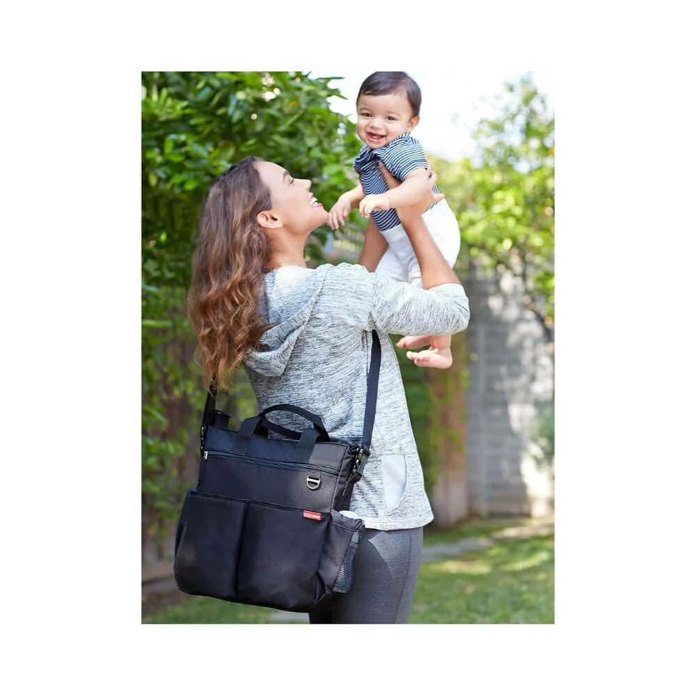 Duo Signature Diaper Bag-Black