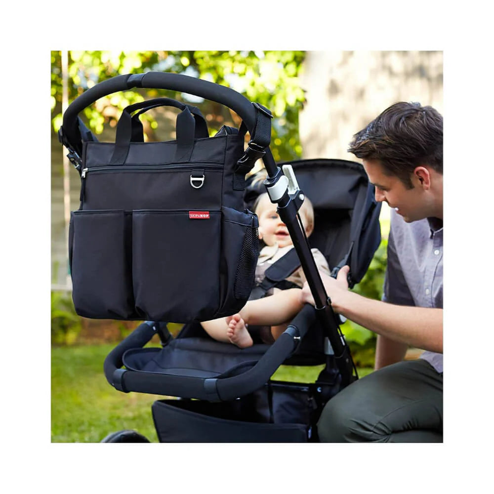 Duo Signature Diaper Bag-Black