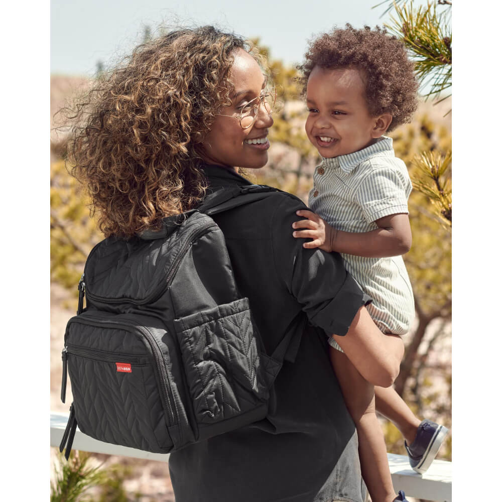 Forma Backpack Diaper Bag - Jet Black