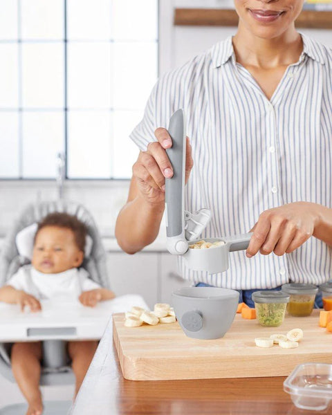 Weaning Accessory Easy-Prep Store And Starter Set Grey 3 To 36 Months