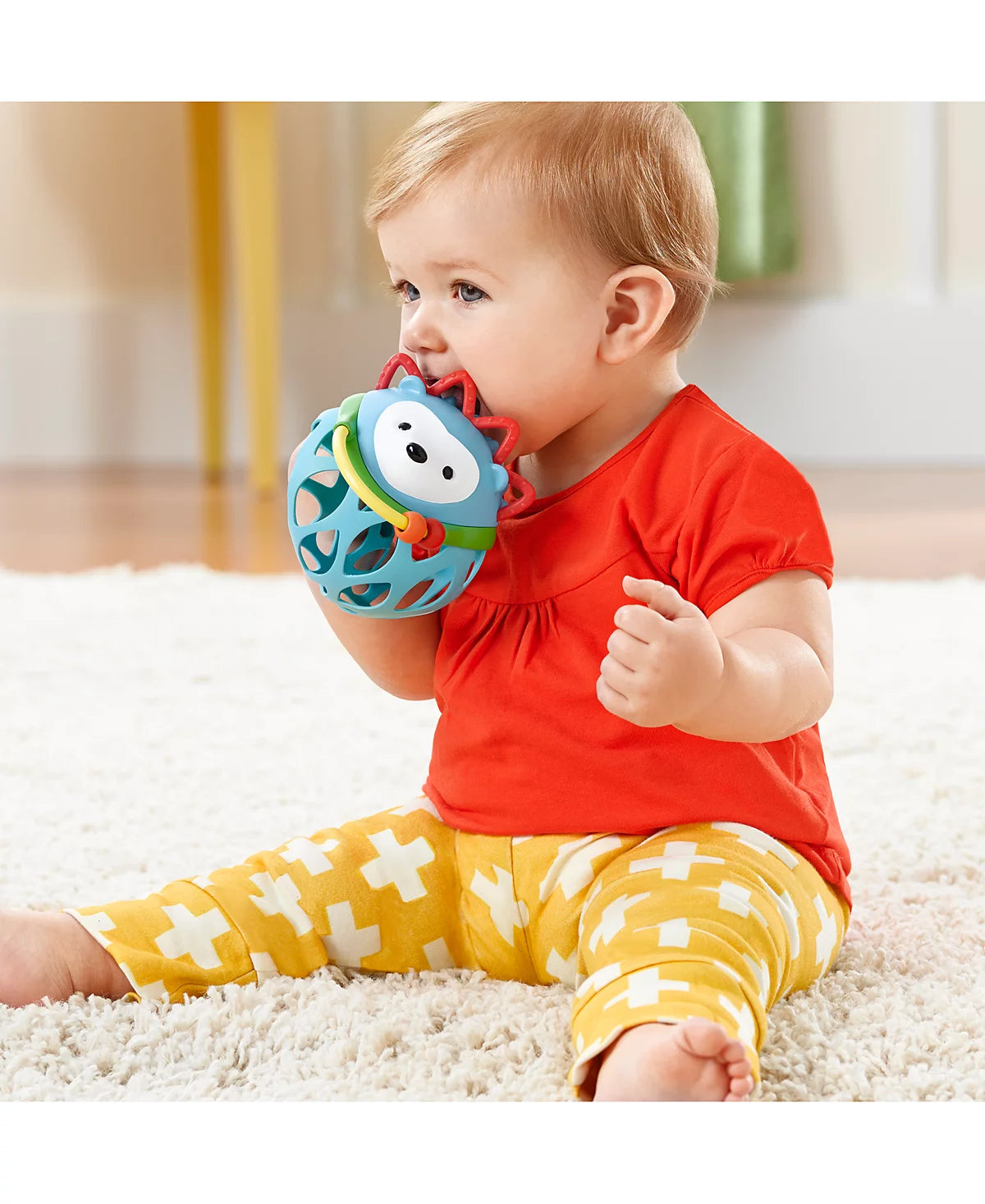 E&M Roll-Around Rattle Hedgehog