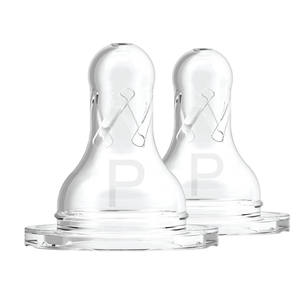 Preemie Flow Silicone Narrow Nipple - 2 Pack