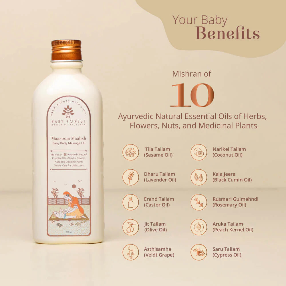 Maasoom Maalish Baby Body Massage Oil 200Ml