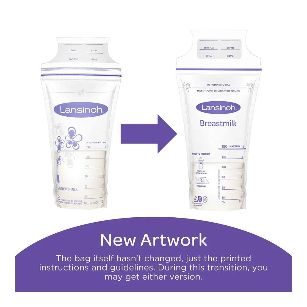 Lansinoh Breast Milk Storage Bags - Count 50